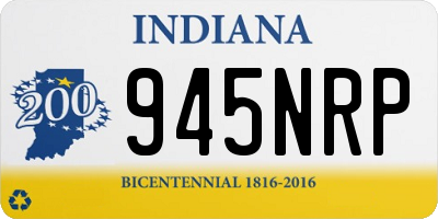 IN license plate 945NRP