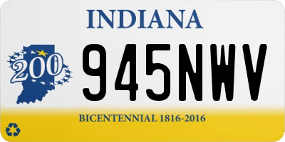 IN license plate 945NWV