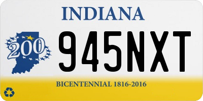 IN license plate 945NXT