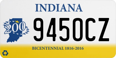 IN license plate 945OCZ