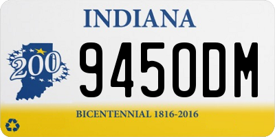 IN license plate 945ODM