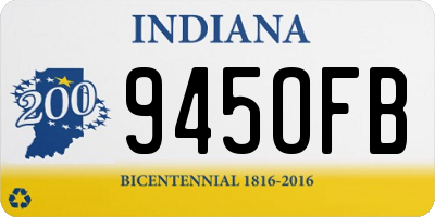 IN license plate 945OFB