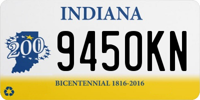 IN license plate 945OKN