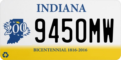 IN license plate 945OMW