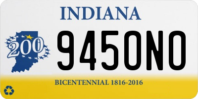 IN license plate 945ONO