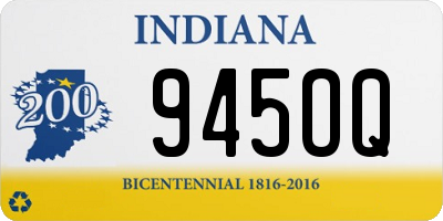 IN license plate 945OQ