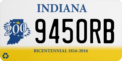 IN license plate 945ORB