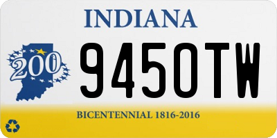 IN license plate 945OTW