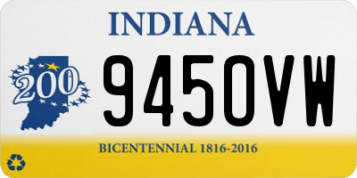 IN license plate 945OVW