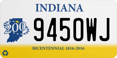 IN license plate 945OWJ