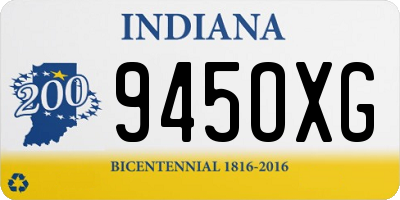 IN license plate 945OXG