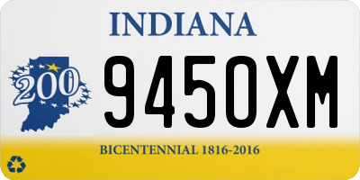 IN license plate 945OXM