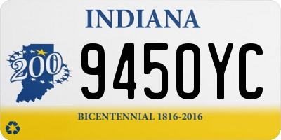 IN license plate 945OYC