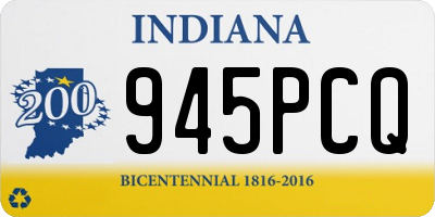IN license plate 945PCQ
