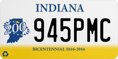 IN license plate 945PMC