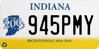 IN license plate 945PMY
