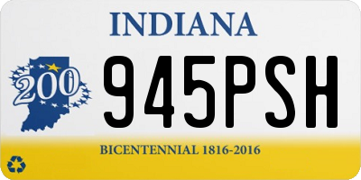 IN license plate 945PSH