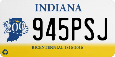 IN license plate 945PSJ