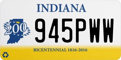 IN license plate 945PWW