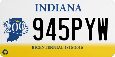 IN license plate 945PYW