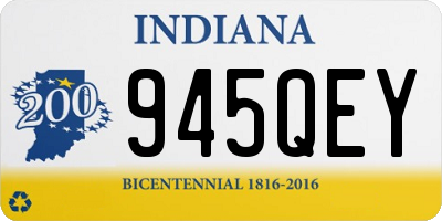 IN license plate 945QEY