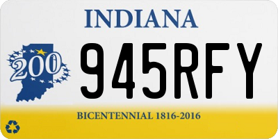 IN license plate 945RFY