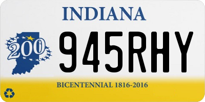IN license plate 945RHY