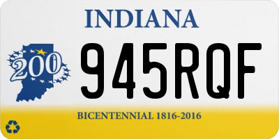 IN license plate 945RQF