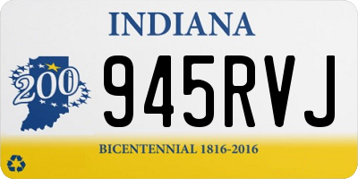 IN license plate 945RVJ