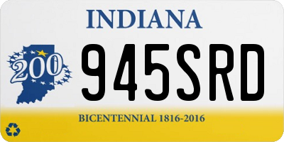 IN license plate 945SRD