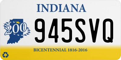 IN license plate 945SVQ