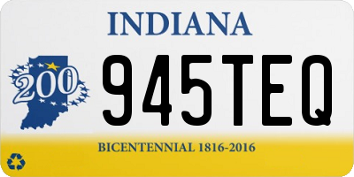 IN license plate 945TEQ