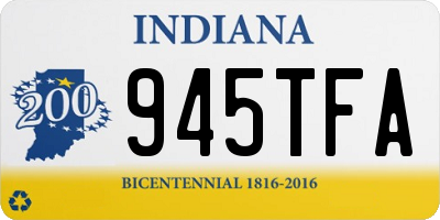 IN license plate 945TFA