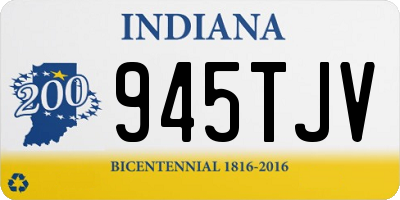 IN license plate 945TJV