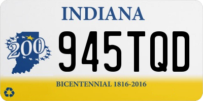 IN license plate 945TQD