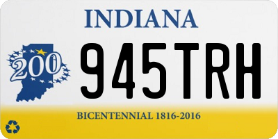 IN license plate 945TRH