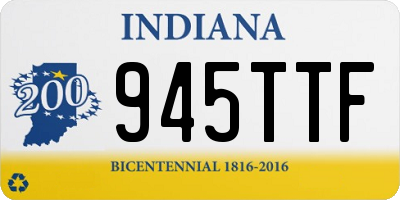 IN license plate 945TTF
