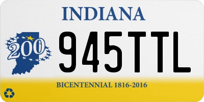 IN license plate 945TTL