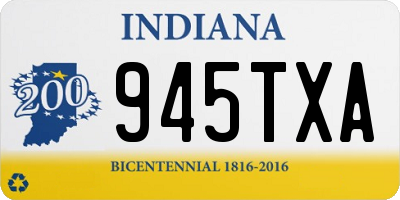 IN license plate 945TXA