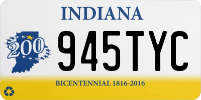 IN license plate 945TYC