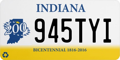 IN license plate 945TYI