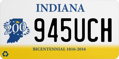 IN license plate 945UCH