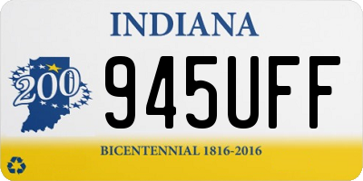 IN license plate 945UFF