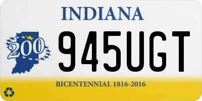 IN license plate 945UGT