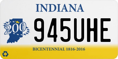 IN license plate 945UHE