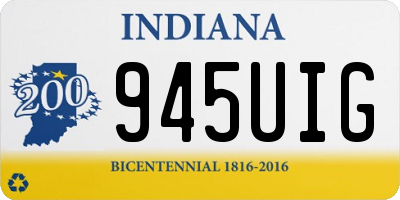 IN license plate 945UIG