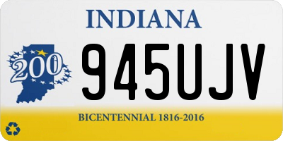 IN license plate 945UJV