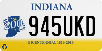 IN license plate 945UKD