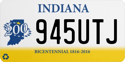 IN license plate 945UTJ
