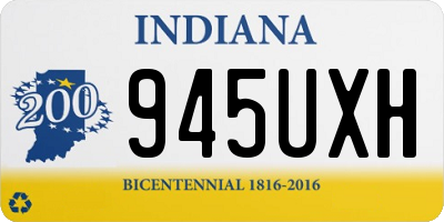 IN license plate 945UXH